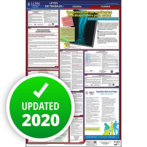 2020 Florida State and Federal Labor Law Poster (Spanish, FL State) - OSHA