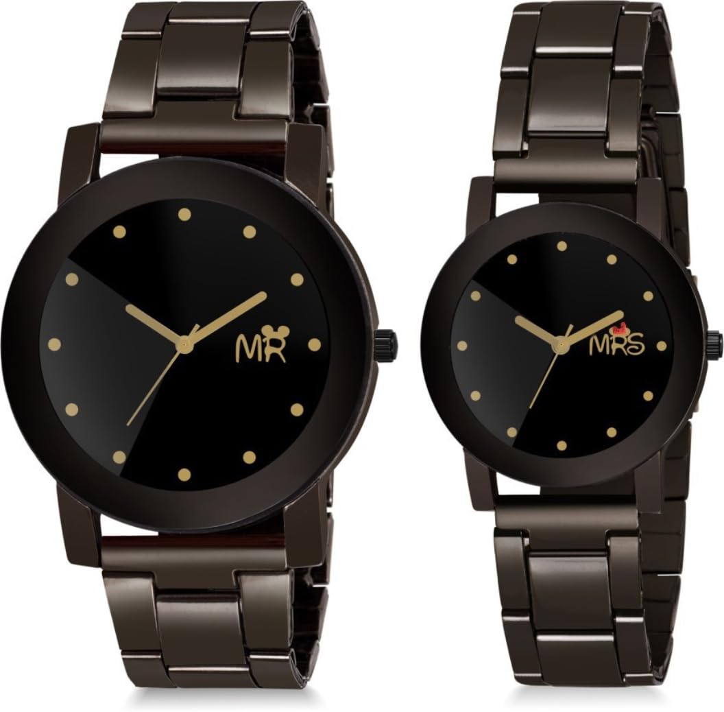 Fashionable & Stylish CP39_MR. & MRS Analog Couple Watch for Daily Use Pack of 2 (B0CVXSYKGT) Amazon Price History, Amazon Price Tracker