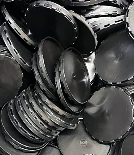 Image of Generic Keg Caps-100pcs. Protect the filling and valve of your kegs with a vented keg cap. MATERIAL: PLASTIC. (BLACK)