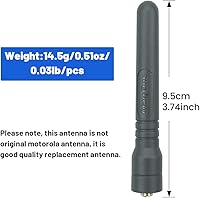 Vista 4 de Paquete de 2 antenas PMAE4020AR PMAE4020 para radios BPR40 Mag One UHF 400-470 MHz 3.7 in/3.74 pulgadas