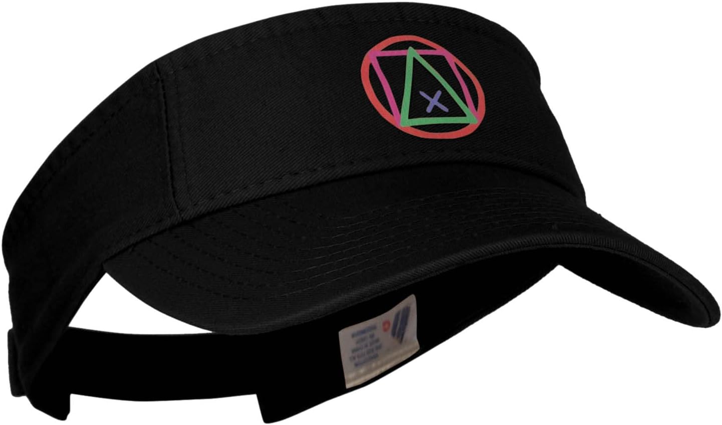 Game Shapes Heat Transfer Pro Style Cotton Twill Washed Visor