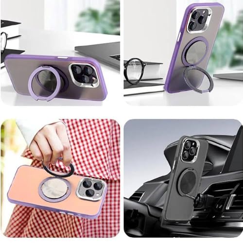 Housse de protection d'objectif iPhone 15 Plus magnétique haut de gamme
