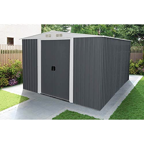 HOME DELUXE - Geräteschuppen BOHIO - Größe: XXL - Maße 257 x 313 x 178 cm, Raumfläche 7,9 m², inkl. Fundament I…