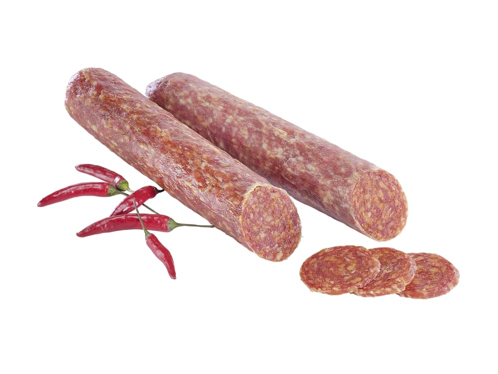Almgourmet - Salamiset mit 6 luftgetrockneten Edelsalamis (1080g) - italienische Salamis - u.a. mit Fenchel, Knoblauch und Trüffel