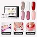 Produktbild 6pcs Dip Pulver Nagel Starter Kit Acryl Puder Nail Farbe Dip System Acryl nagel pulver Natural Dry Dipping Nail Powder, No Lampe Need, für Nagel Design Nail Dipping Powder French Dip Powders
