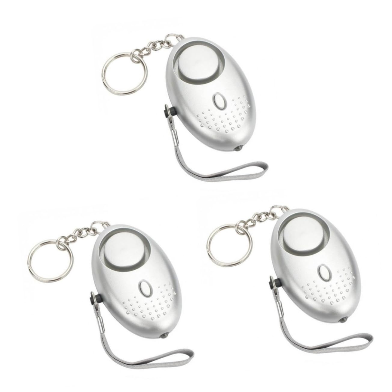 Hemobllo 6pièces Alarme De Sécurité Personnelle avec Lampe LED Alerte Urgence pour Femmes Garçon Fille Et Personnes Âgées Compact Et Pratique pour Joggers Et Travailleurs Solitaires