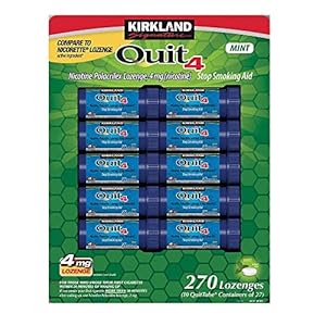 Kirkland Signature Quit4 4mg Lozenge Mint 270 Count