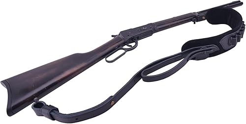 Miniatura 7 de Correa de cuero de grano superior para rifle con soporte de carcasa para .30-06 .30-30 .45-70 .38357 .22LR 12GA 20GA