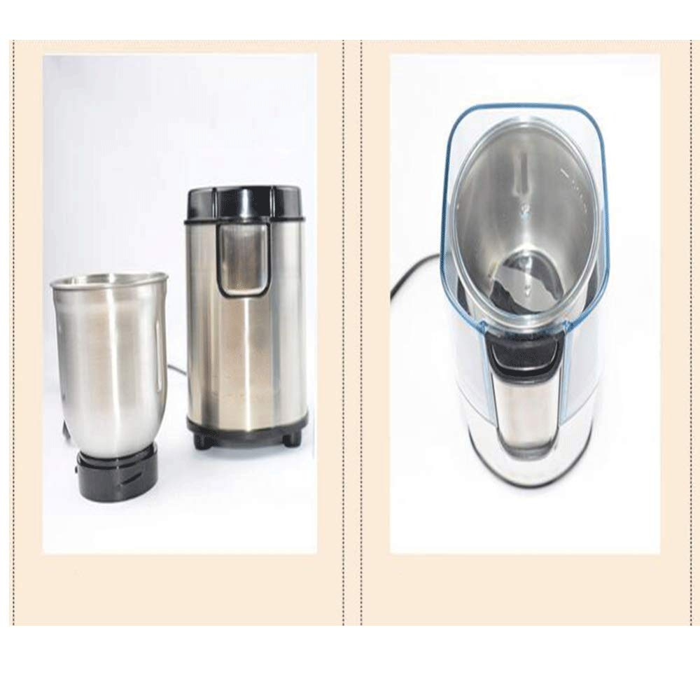 Máquina de café - Molinillo de Lavado Desmontable Cepillado de Acero Inoxidable Molinillo eléctrico doméstico Molinillo de café Needed