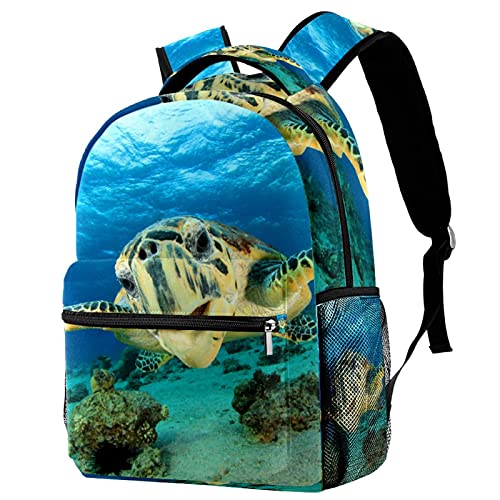Sac à dos de voyage tortue pour les vacances à la mer et sorties scolaires