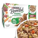 Purina Beneful Gravy Wet Dog Food Variety Pack, Prepared Meals Stew - (12) 10 oz. Tubs