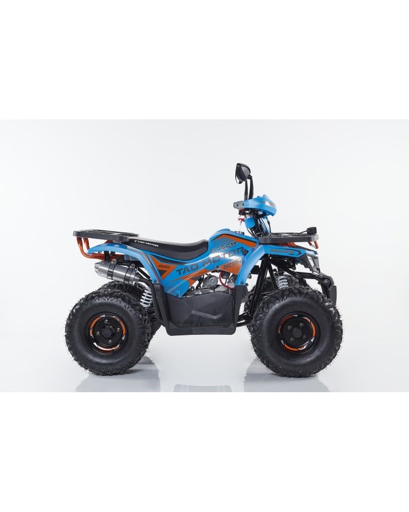 Quad Hunter II 125cc a Benzina – Quad 4 Tempi con Avviamento Elettrico, Ruote 8 Pollici, Perfetto per Ragazzi, Motore 125cc (Blu)