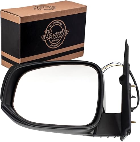 Brock Espejo retrovisor eléctrico de repuesto para conductores con calefacción izquierda compatible con camioneta Tacoma 16-18 8794004230