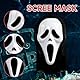 Scream Maske, Gruselige Halloween Ghost Maske Für Erwachsene, Horror Kostüm Zubehör Für Partys Und Veranstaltungen