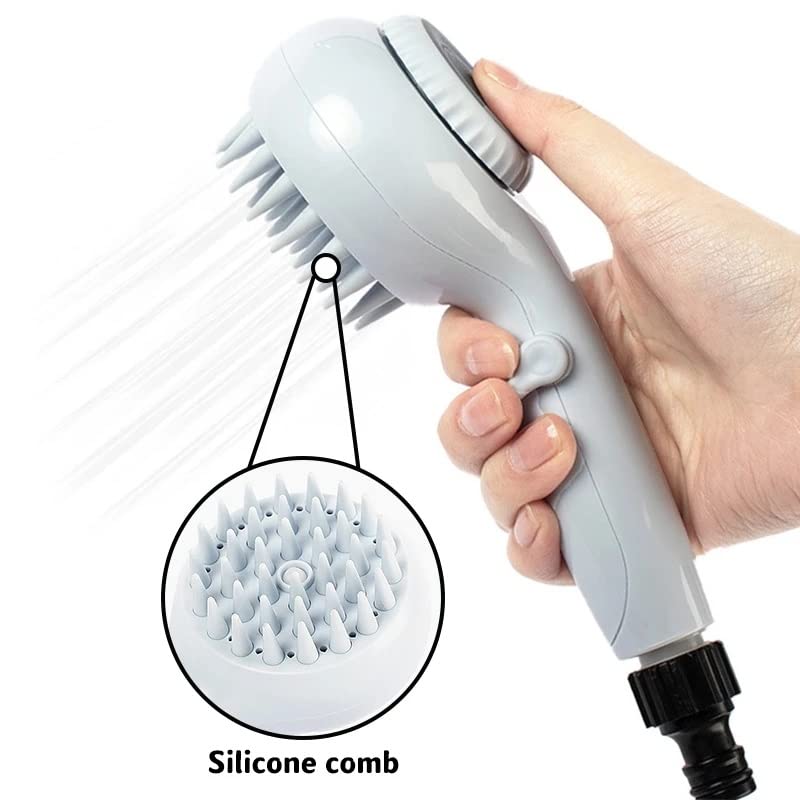 Pet Brush, Pet Brush 2 In 1 Function Pet Shower Massage Dog Cat Bath Brush Hair Grooming Soft Brush For All Pets Health Daily Bath Supplies Pet Brushes