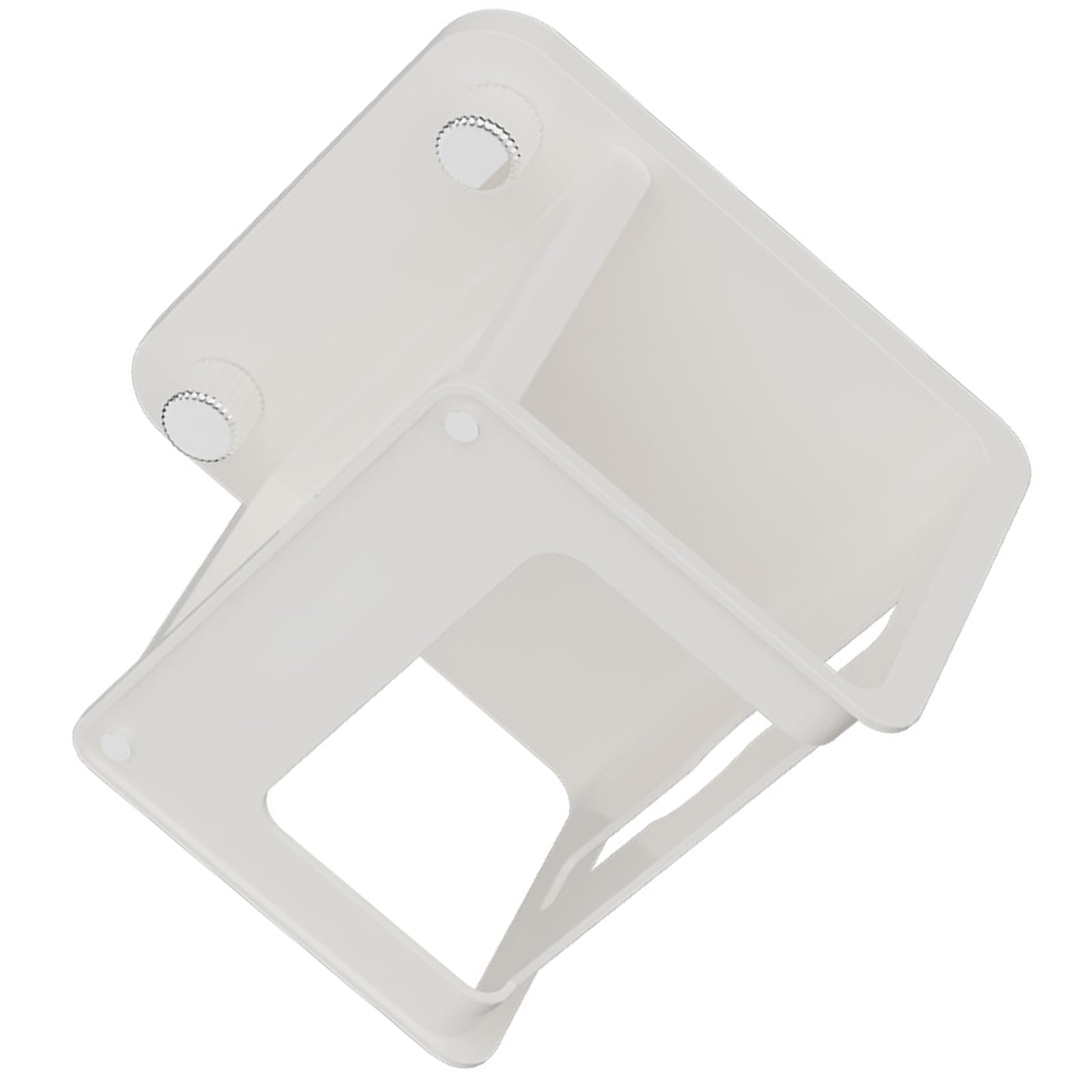Hgenahgtf Dumb White 1 Wall Mounted Tissue Holder With Suction Cups, Large Opening Bathroom Shelf For Paper Towels, Space-Saving Handler Large Opening Wall Mounted Tissue Holder