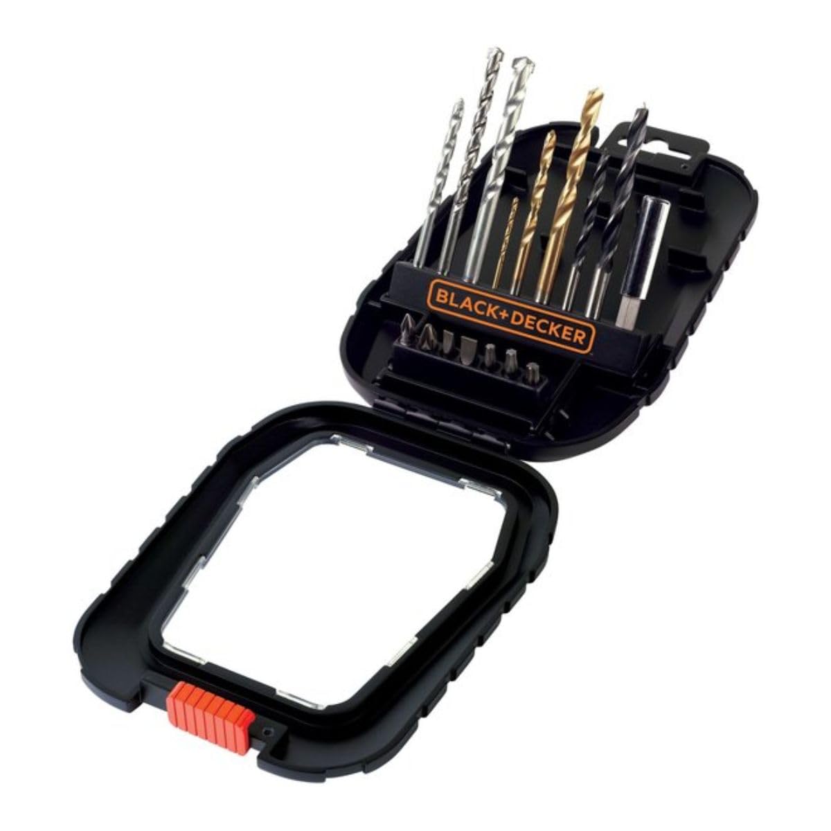 BLACK+DECKER A7186 Kit de 16 brocas y puntas para taladrar y atornillar