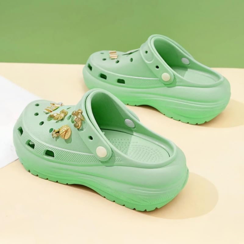 Image of Sliders for Women /Girls Platform Sandals | Lightweight & Stylish Cushioned Rubber Flats Slides | Open Toe Comfortable, Anti-Skid, Waterproof Flip Flops Slipper for Women
