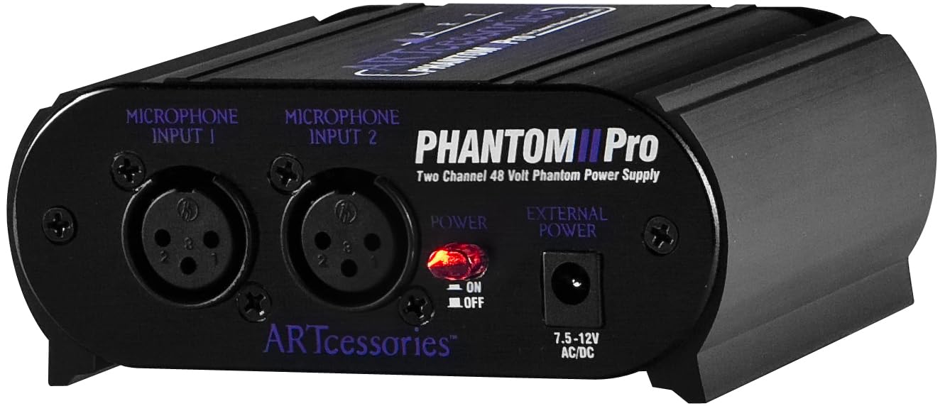 ART PHANTOM II Pro ファントム電源 Amazon.com: ART PHANTOM2 Pro Two Channel 48volt Phantom Supply