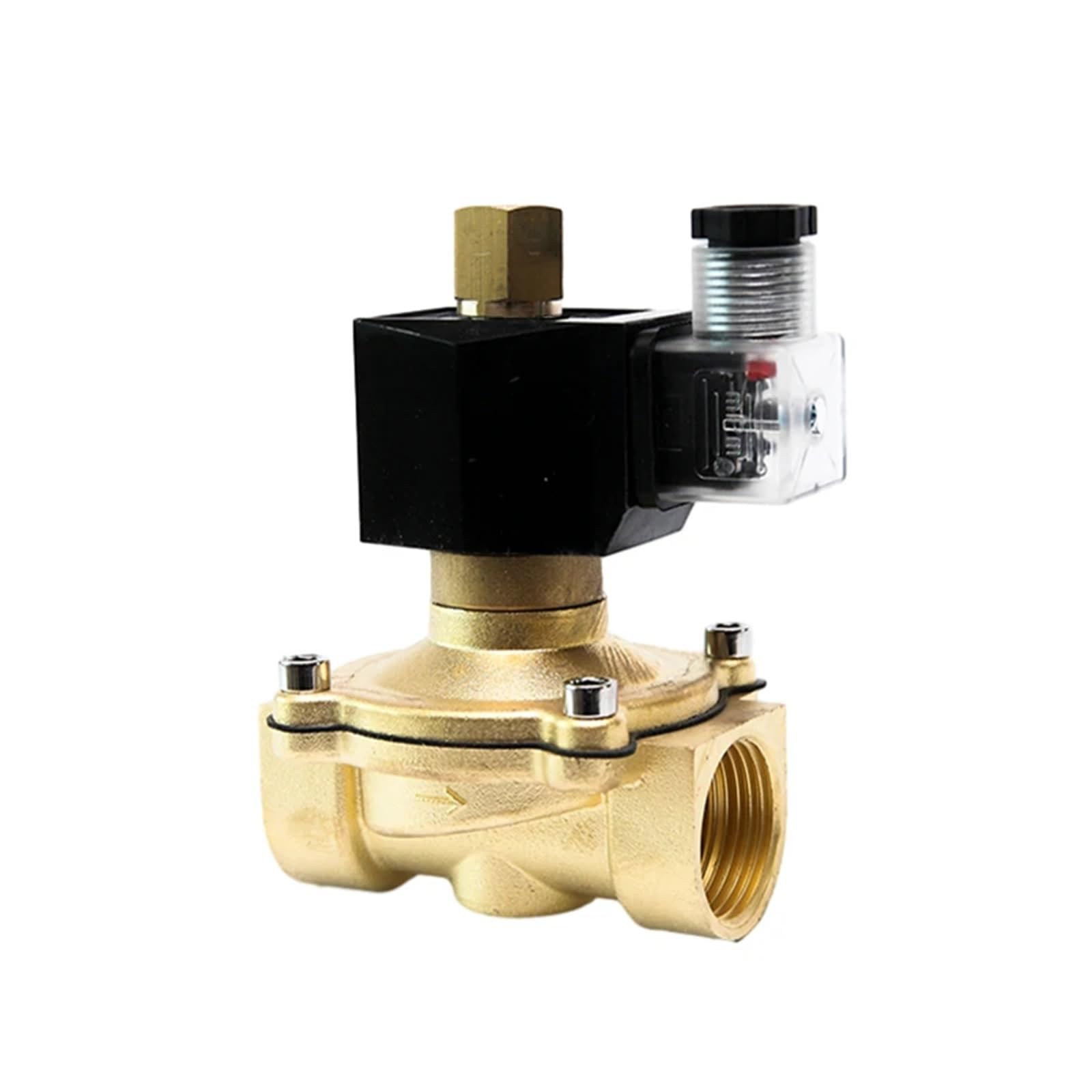 1" Normally Open Brass Solenoid Valve DN25(NPT_24VDC)