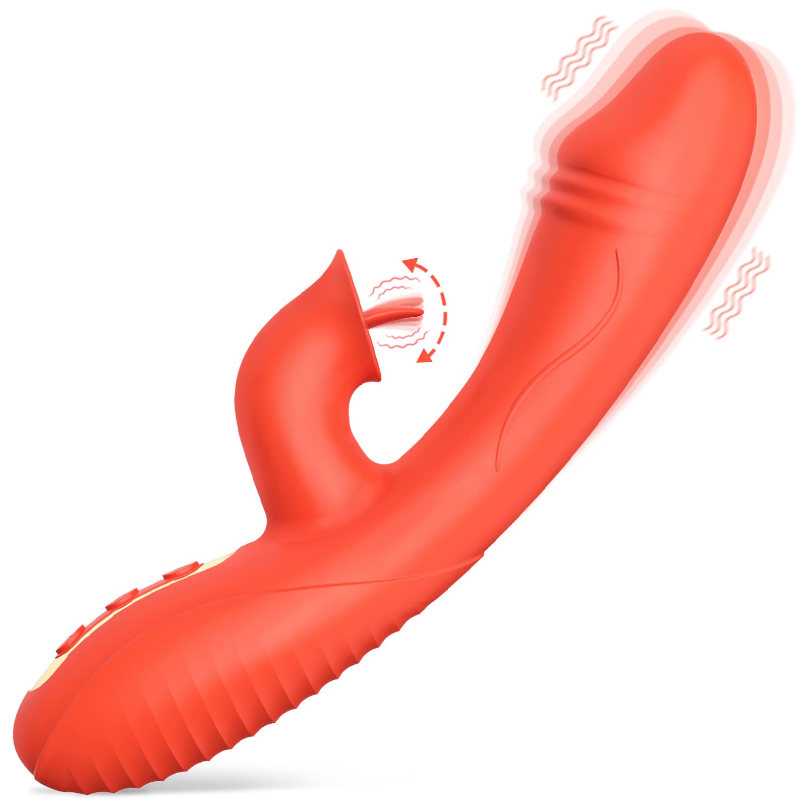 G Spot Vibrator Dildo Adult Sex Toys for Women 5 Speed 12 Powerful Vibrations Rabbit Clitoris Stimulation Waterproof