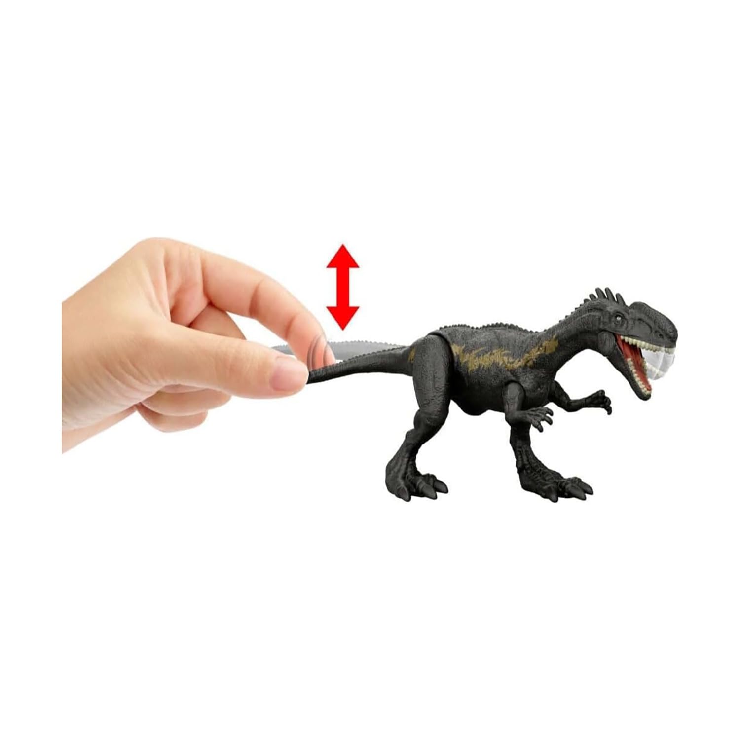 Jurassic World Rebirth – Figurine Strike Attack – Monolophosaurus – 17,8 Cm – Mobile – Dès 4 Ans
