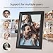 10.1 Inch Uhale Digital Picture Frame WiFi, HD IPS Touch Screen Photo Frame Electronic with 16GB Memory, Auto-Rotate, Wall Mountable, Share Photo/Video Instantly via App from Anywhere