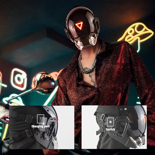 Casque Puk Marikito avec LED Techwear Mak Vertex Future Deig Light U Mak - 5