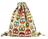 Skyeye (Uno para la venta, Color del proveedor: Búho, 34* 41cm) Mochila con cordón