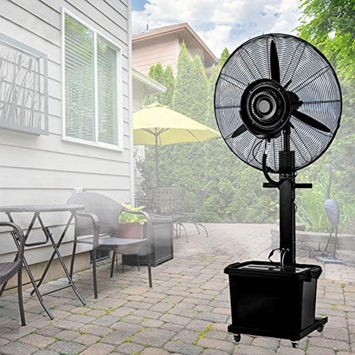 Lnder Outdoor Industrial Pedestal Fans Oscillating Misting