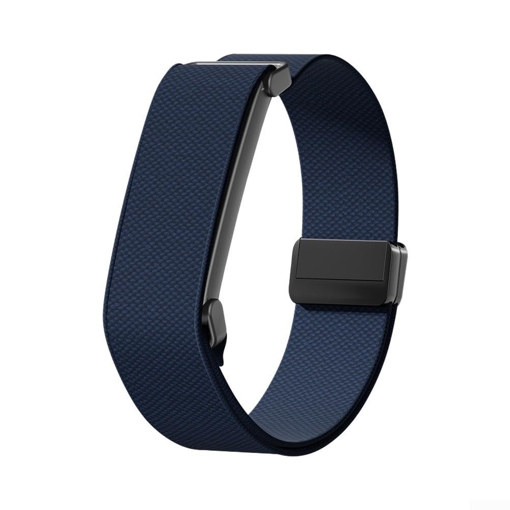 Band For Google for fitbit Air Breathable Replacement Sport Strap With Classic Buckle, Water & Sweat Resistant, Adjustable Replacement Strap For Google for fitbit Air Fitness (Dark Blue)