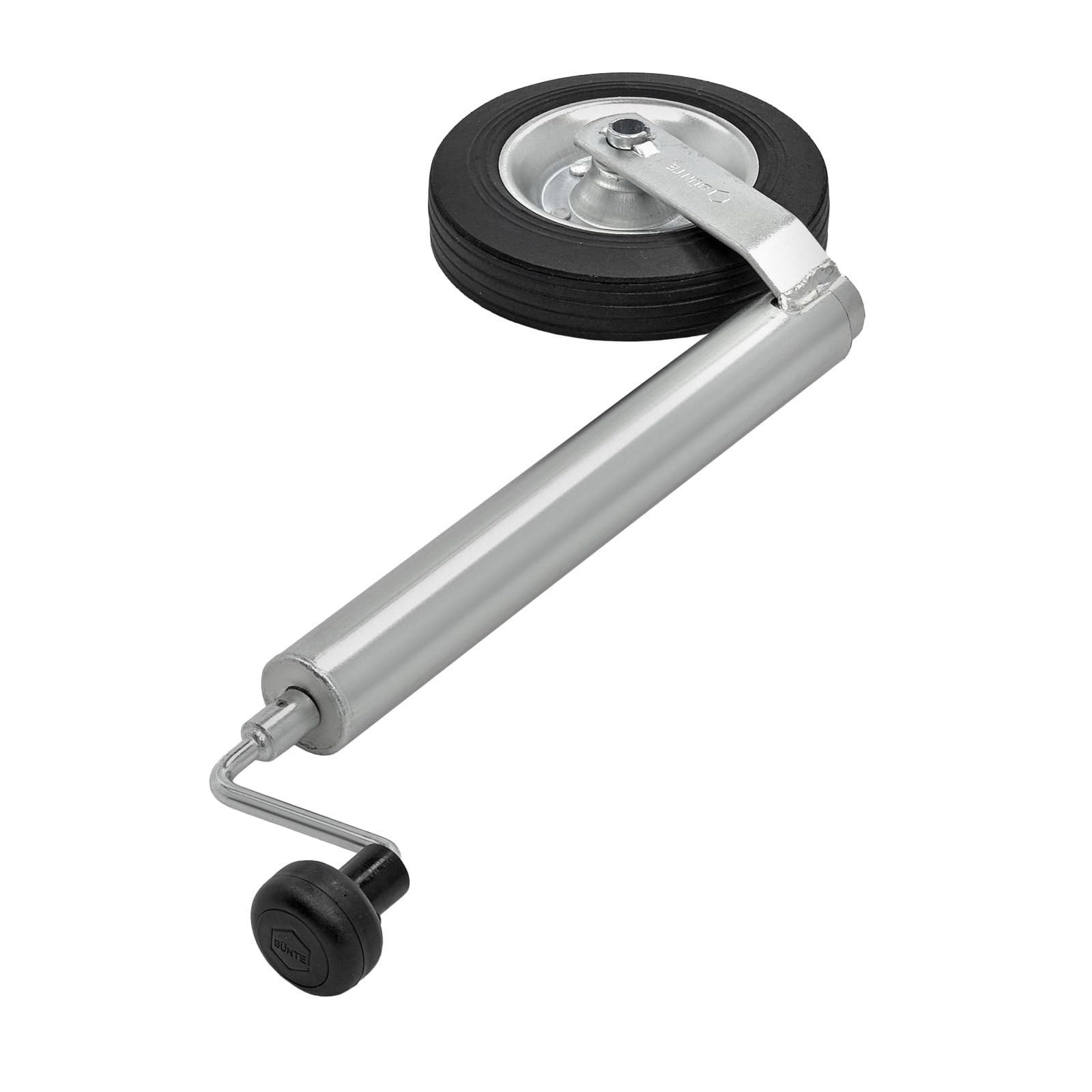 Stützrad Ø 48 mm, Ø 200 x 50 mm, BÜNTE Universal Bugrad für Anhänger Wohnwagen