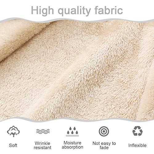 Happy Cherry Girls Fleece Sleeveless Coat Warm Winter Sleeveless Outwear Thick Solid Breathable Vest Lightweight Cotton Waistcoat Beige 7-8Y #TOP2