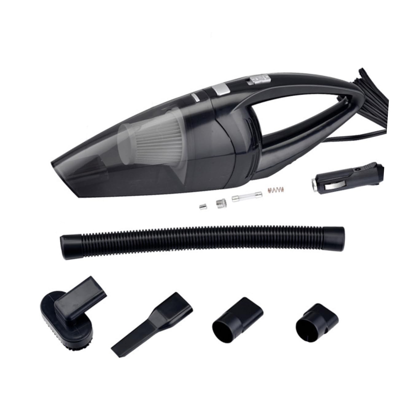 Alipis Aspirapolvere per Auto 120W senza Fili, Elevata 12V, Filtrazione Multistrato, per Pulizia Auto e Casa, Nero