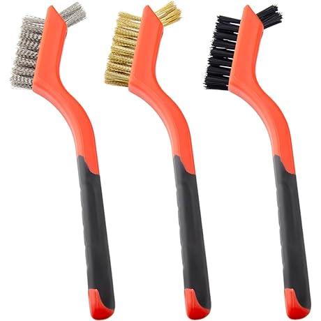 Grips Deep Clean Multifunctional Wire Brush Set for Various Surfaces
