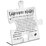 Difference Maker Gifts Thank You for Leader Boss Women Best Mom Mentor Coach Manager Coworker Employee Teacher Never forget Appreciation Gifts,Signs & Plaques xpp240