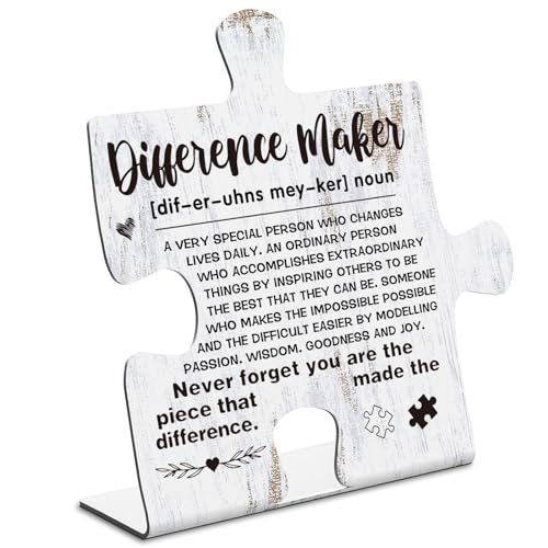 Difference Maker Gifts Thank You for Leader Boss Women Best Mom Mentor Coach Manager Coworker Employee Teacher Never forget Appreciation Gifts,Signs & Plaques xpp240