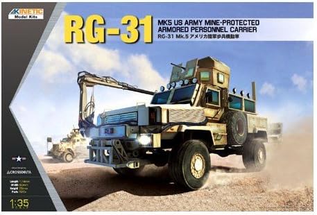 Kinetic Model Kits 1/35 RG-31 Mk5 US Army Mine-protected Armored Personnel Carrier K61015