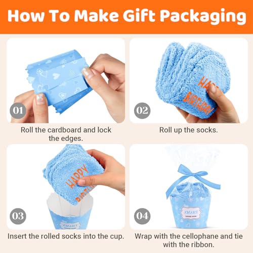 Image of HAPPYPOP Birthday Gift Ideas - Socks for 26 27 28 29 30 Year Olds Women Men