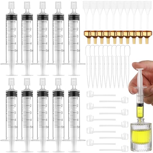 50 Pc Perfume Refill Tool Kit with Funnels