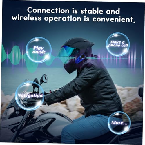 Écouteurs moto sans fil avec intercom et microphone antibruit MAGICLULU - 3