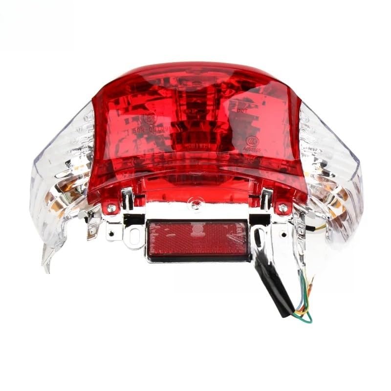 Luz trasera para motocicleta GY6 125cc foco de freno trasero y señal de giro