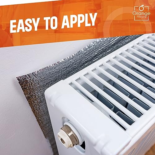 Reflektierende Heizkörperfolie – Heizkörperfolie für zu Hause – 5 m x 60 cm – 3,6 mm Dicke wärmereflektierende Isolierung Heizkörperisolierung Folie Reflektor spart Energie und Geld