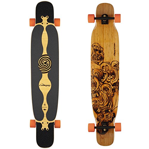 Loaded Boards Bhangra V1 Bamboo Longboard Skateboard Complete (80a Stimulus, Flex 1)