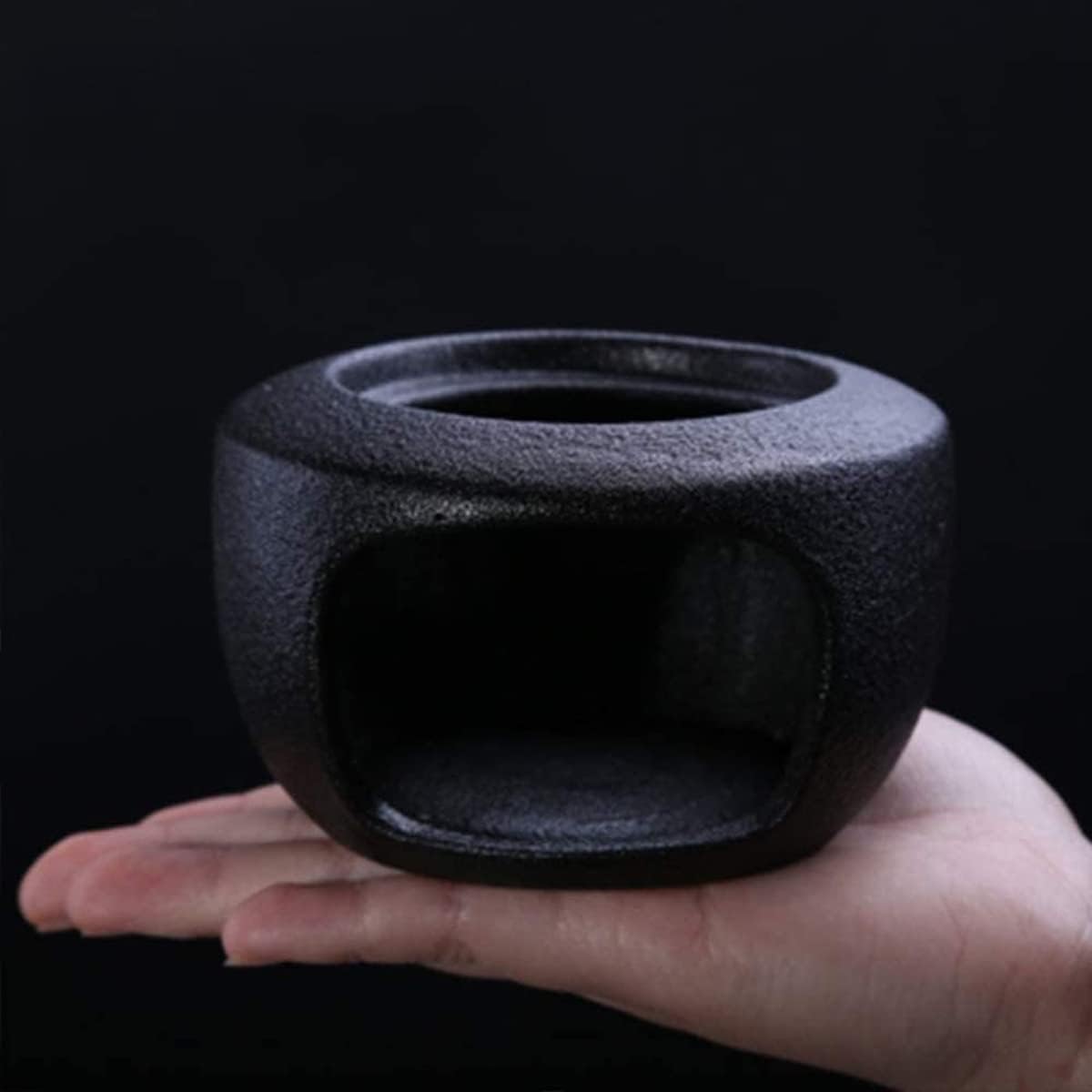 Sake Cup Set*9-Piece Ceramic Sake Set, Japanese Black Brown Sake Set with Warmer, Warm/Cold Sake Service, for Home Decor Best Gift Mugs, Onecolor