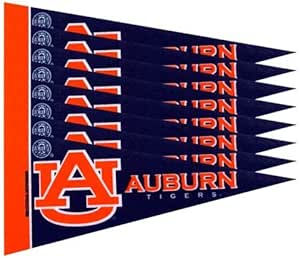 Amazon.com : Auburn Tigers 8 Piece Mini Pennant Set : Sports Related ...