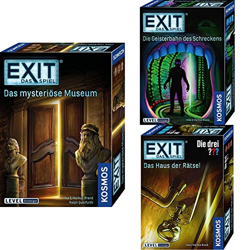 KOSMOS Einsteiger EXIT Bundle: Das mysteriöse Museum, die Geisterbahn des Schreckens und das Haus der Rätsel