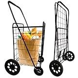 Extra Large Light Weight Folding Shopping Grocery Storage Cart Jumbo Size