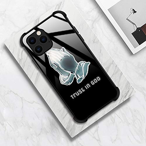 Carloca Iphone 11 Case,Trust In God Jesus Religion Iphone 11 Cases For Girls Boys,Graphic Design Shockproof Anti-Scratch Hard Back Case For Apple Iphone 11 #TOP5