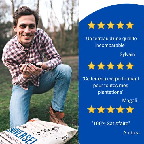 La Plaine Chassart - Universele Potgrond 50L - Oppotten van alle Soorten Binnen en Buitenplanten - Aarde voor Tuin… - Afbeelding 7